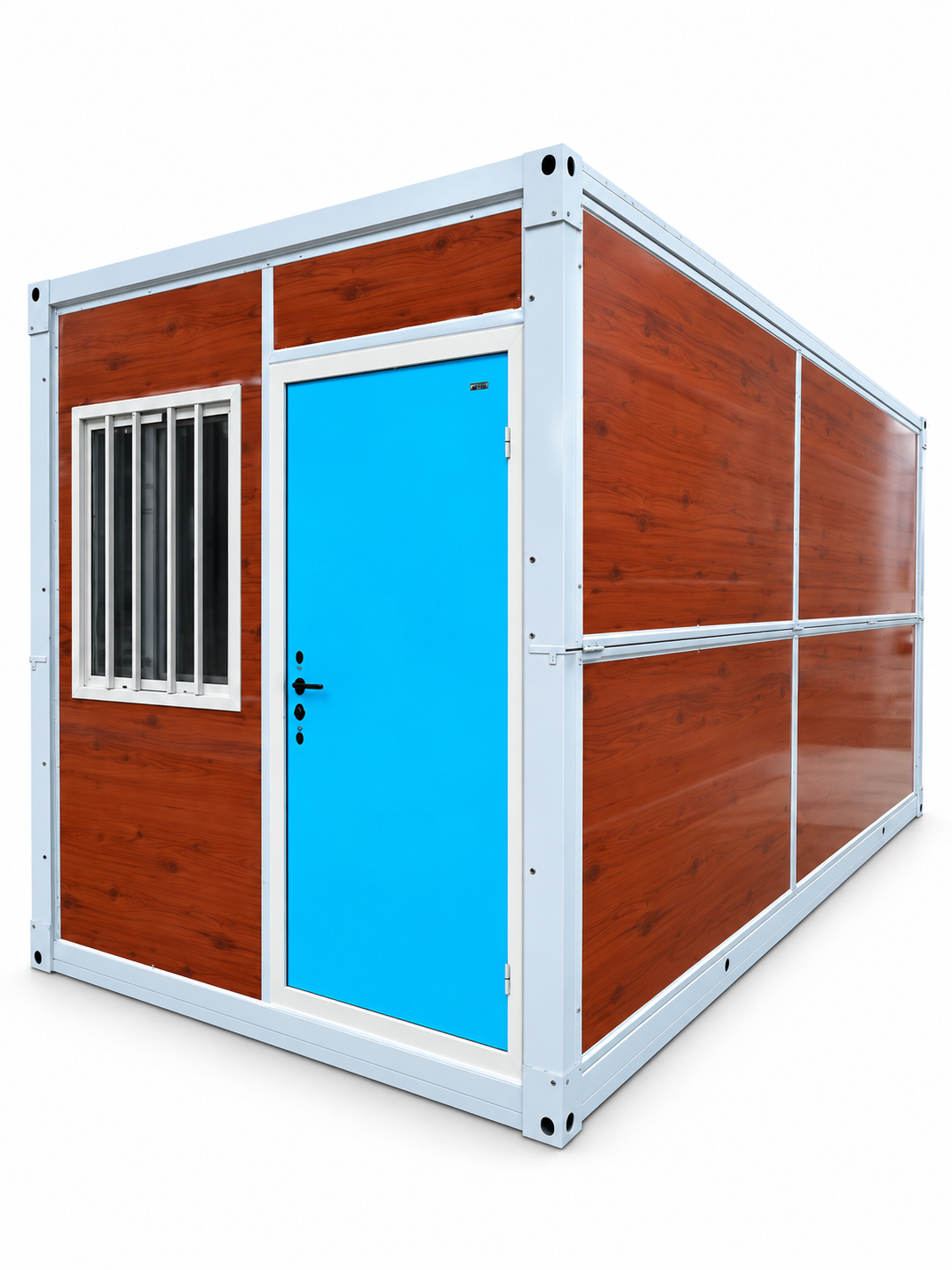 Modelo X en acabado marrón, vista lateral derecha
