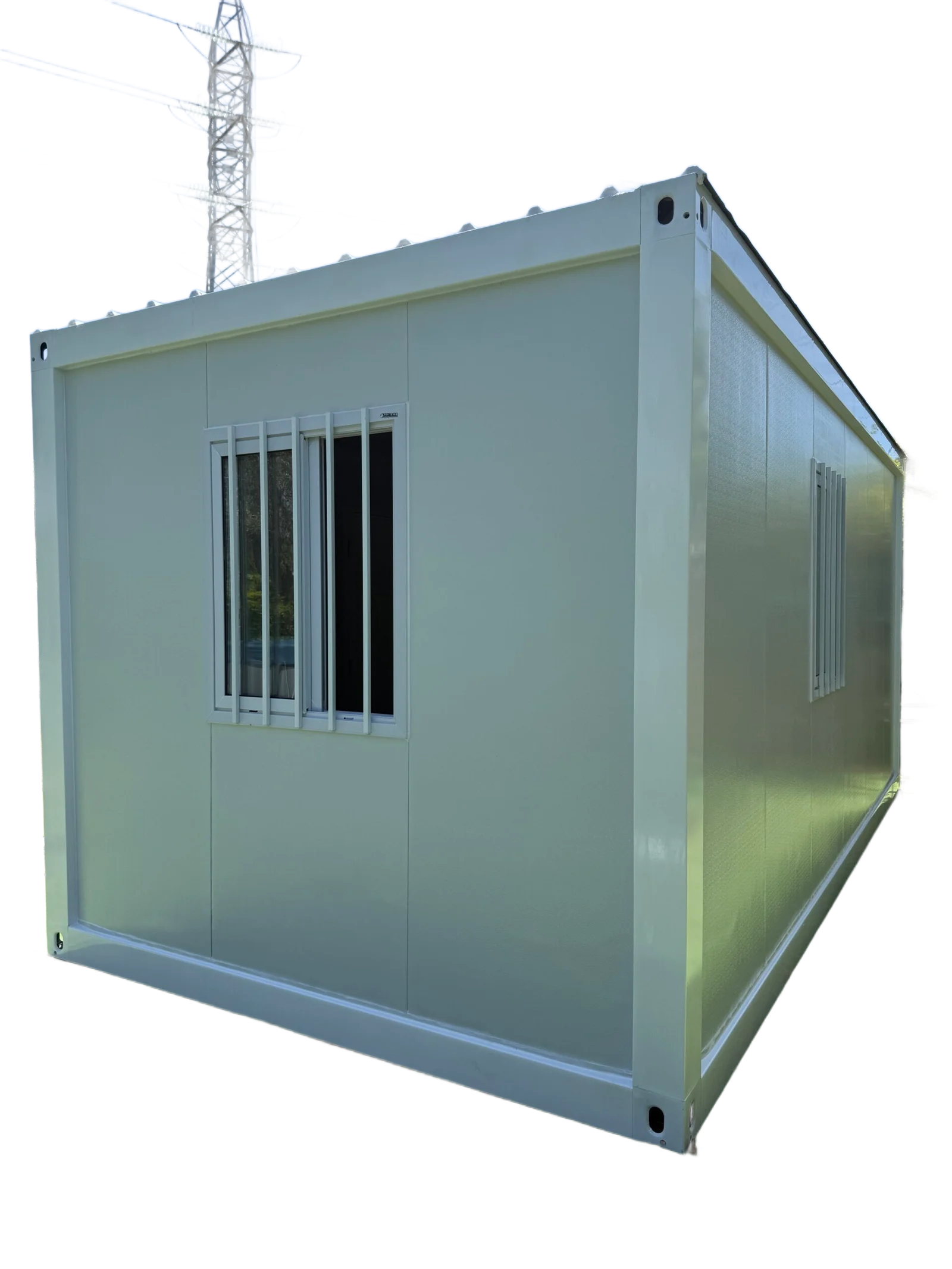 Modelo 18m2 casa modular en terreno rural