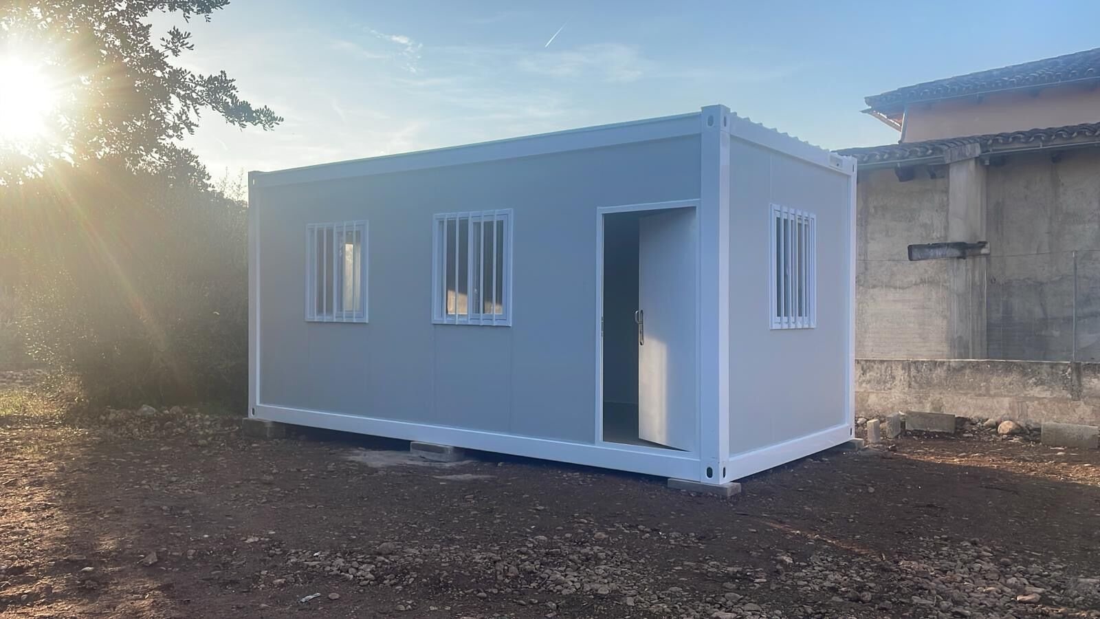 Proyecto realizado: caseta modular instalada 15